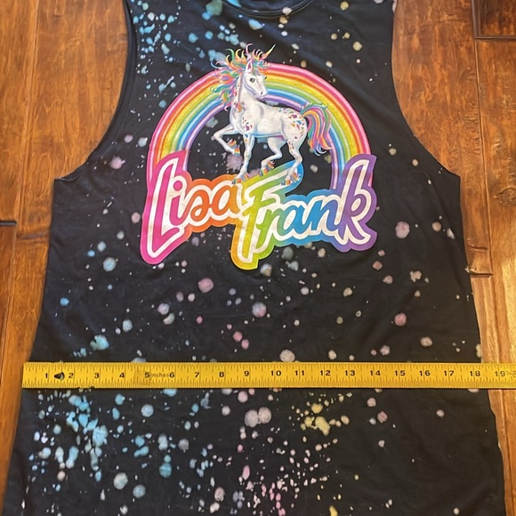 Lisa Frank unicorn sleeveless tank top tshirt size medium - Picture 8 of 8